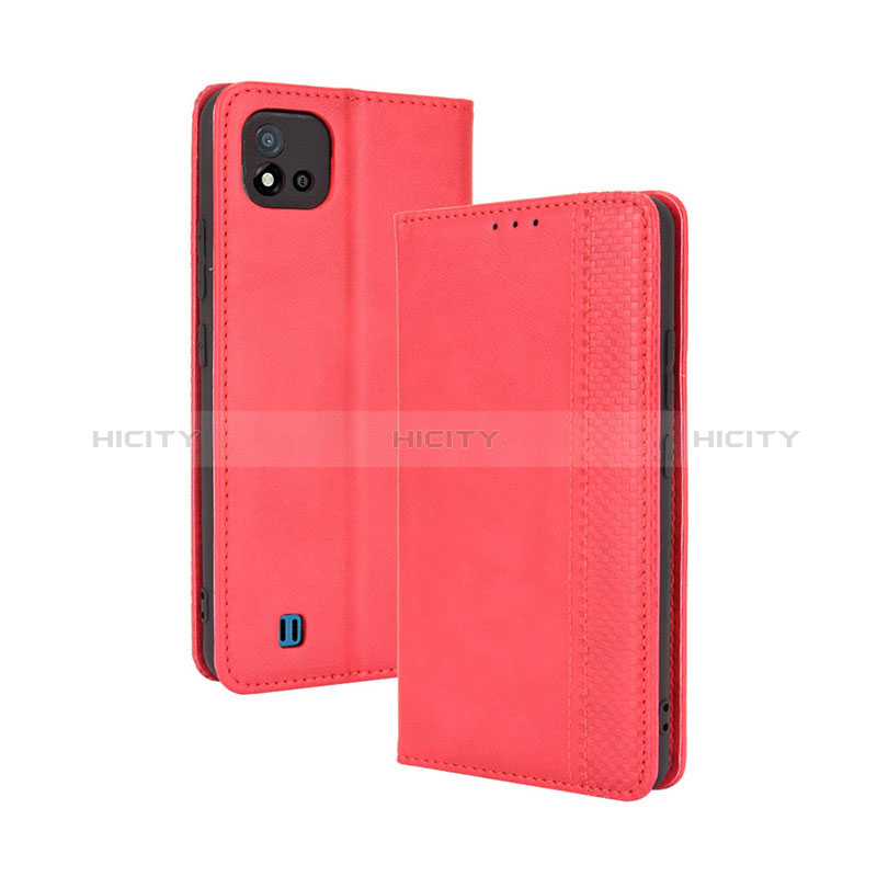 Coque Portefeuille Livre Cuir Etui Clapet BY4 pour Realme C11 (2021) Plus