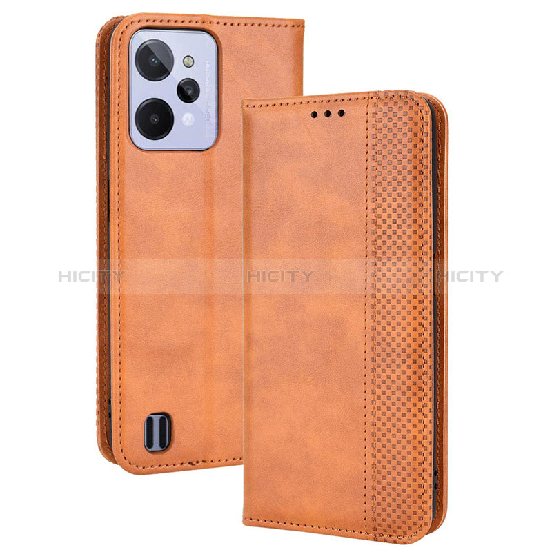 Coque Portefeuille Livre Cuir Etui Clapet BY4 pour Realme C31 Plus