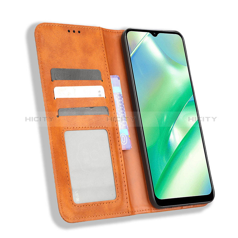 Coque Portefeuille Livre Cuir Etui Clapet BY4 pour Realme C33 (2023) Plus