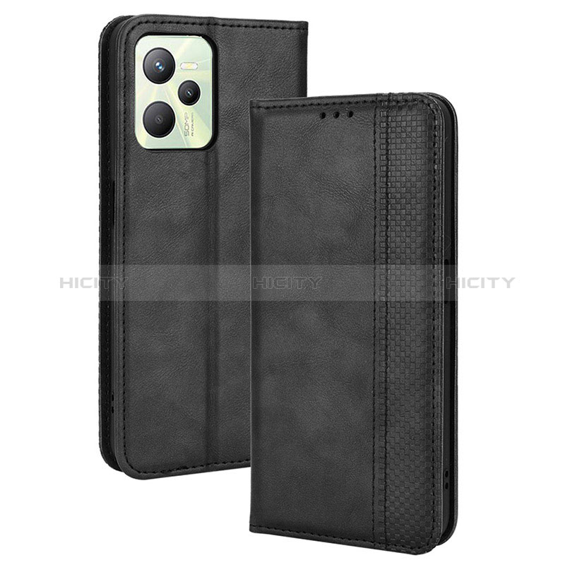 Coque Portefeuille Livre Cuir Etui Clapet BY4 pour Realme C35 Plus