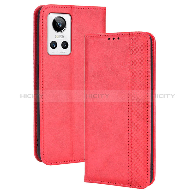 Coque Portefeuille Livre Cuir Etui Clapet BY4 pour Realme GT Neo3 5G Plus