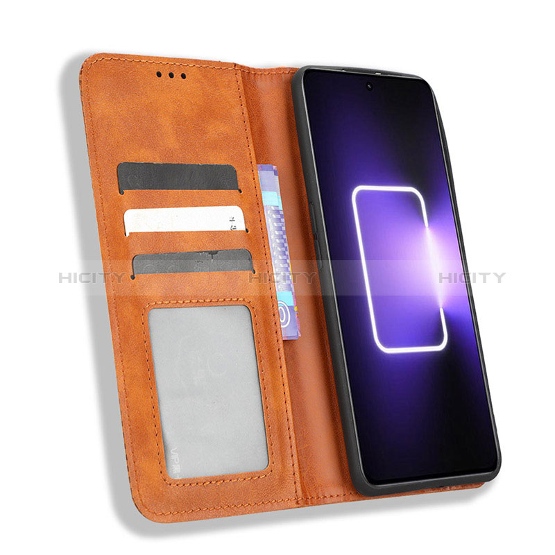 Coque Portefeuille Livre Cuir Etui Clapet BY4 pour Realme GT3 5G Plus