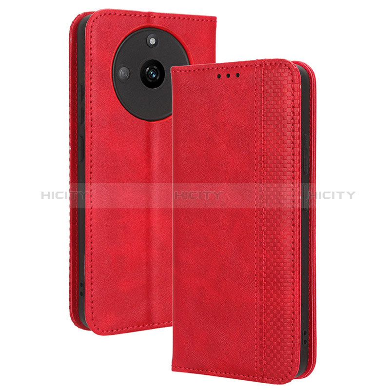 Coque Portefeuille Livre Cuir Etui Clapet BY4 pour Realme Narzo 60 5G Plus