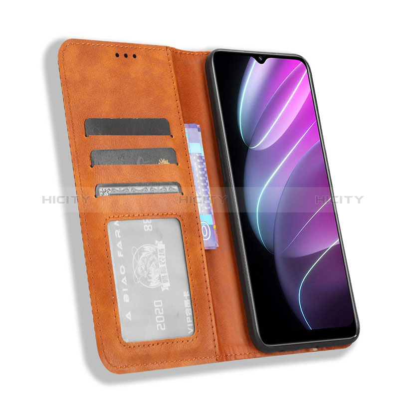 Coque Portefeuille Livre Cuir Etui Clapet BY4 pour Realme Q5x 5G Plus