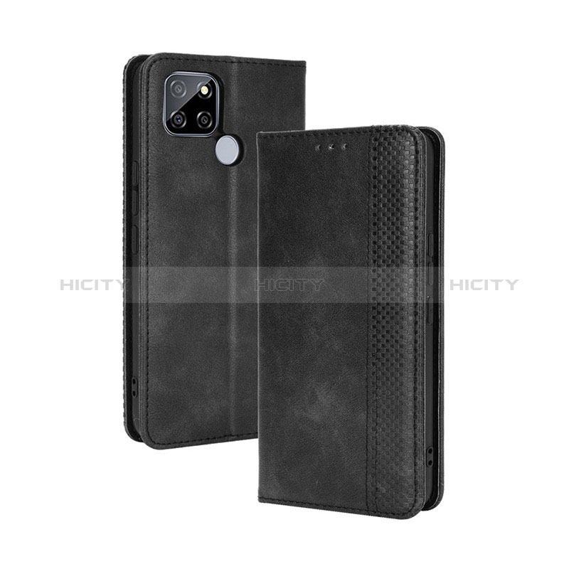 Coque Portefeuille Livre Cuir Etui Clapet BY4 pour Realme V3 5G Plus