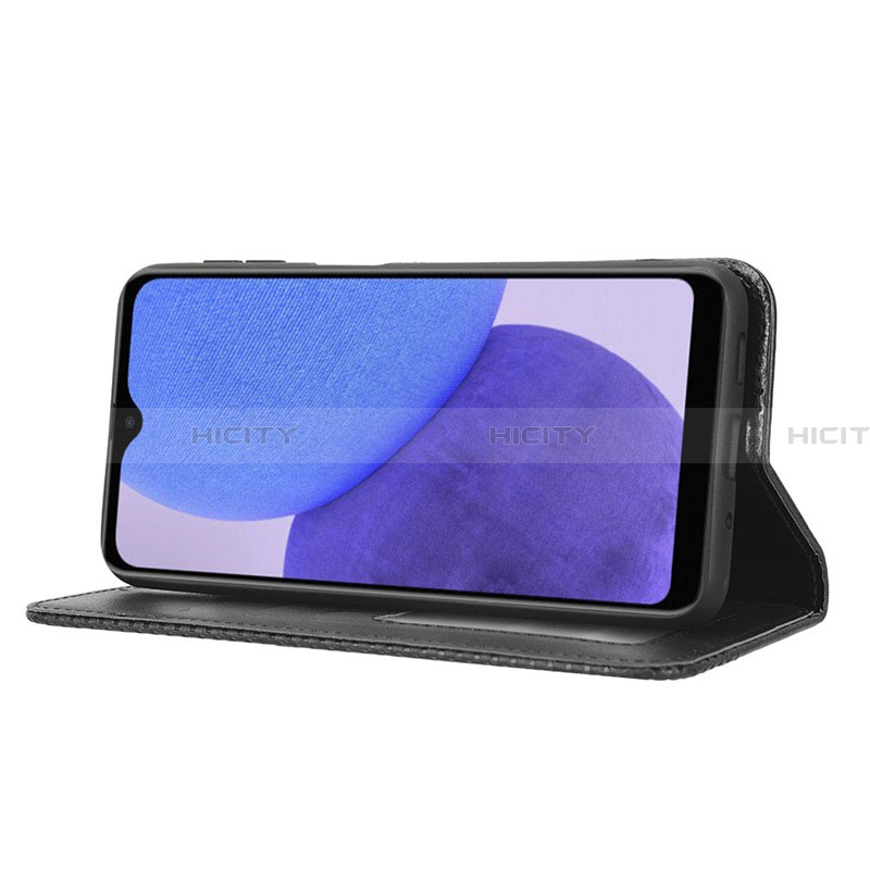 Coque Portefeuille Livre Cuir Etui Clapet BY4 pour Samsung Galaxy A23 5G SC-56C Plus