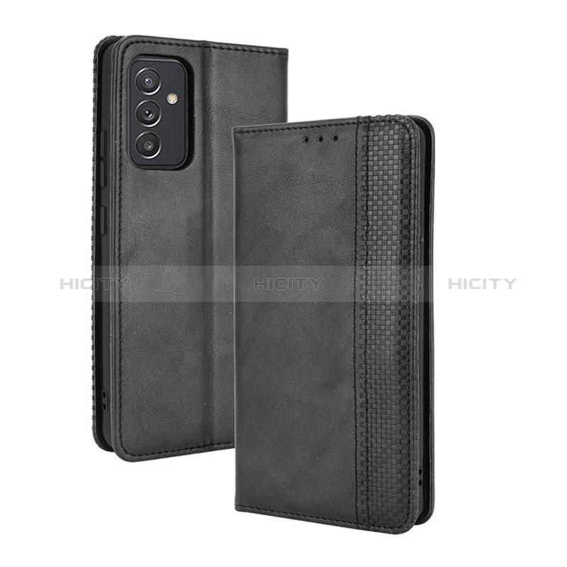 Coque Portefeuille Livre Cuir Etui Clapet BY4 pour Samsung Galaxy A35 5G Noir Plus