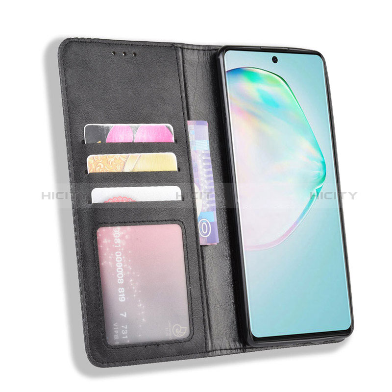 Coque Portefeuille Livre Cuir Etui Clapet BY4 pour Samsung Galaxy A91 Plus