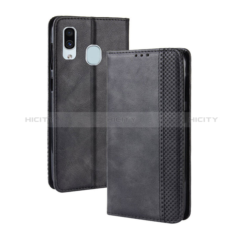 Coque Portefeuille Livre Cuir Etui Clapet BY4 pour Samsung Galaxy M10S Noir Plus