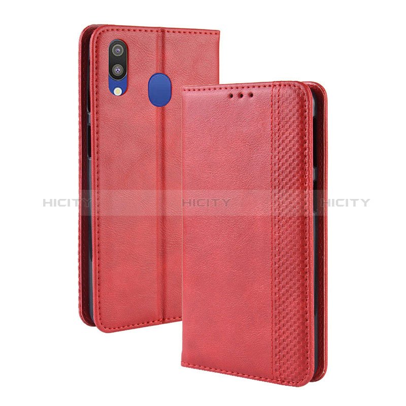 Coque Portefeuille Livre Cuir Etui Clapet BY4 pour Samsung Galaxy M20 Plus