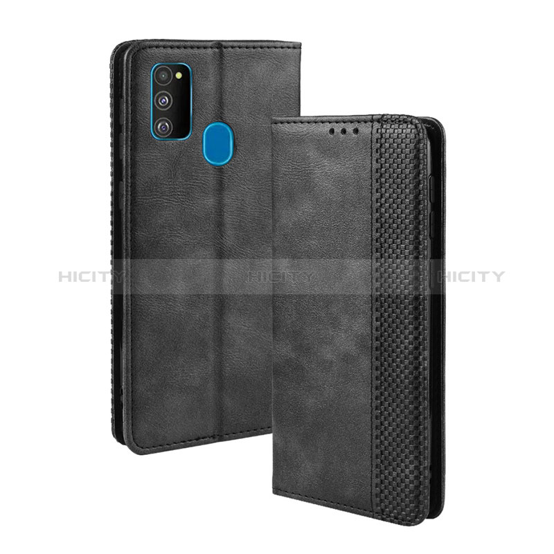 Coque Portefeuille Livre Cuir Etui Clapet BY4 pour Samsung Galaxy M30s Plus