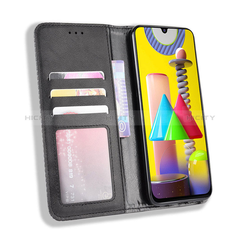 Coque Portefeuille Livre Cuir Etui Clapet BY4 pour Samsung Galaxy M31 Plus