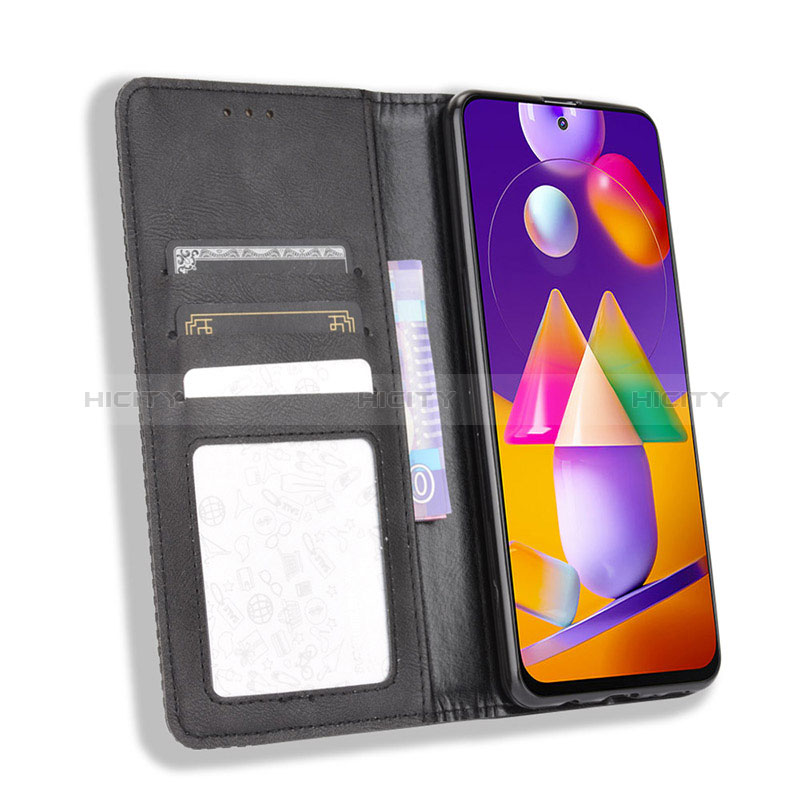 Coque Portefeuille Livre Cuir Etui Clapet BY4 pour Samsung Galaxy M31s Plus