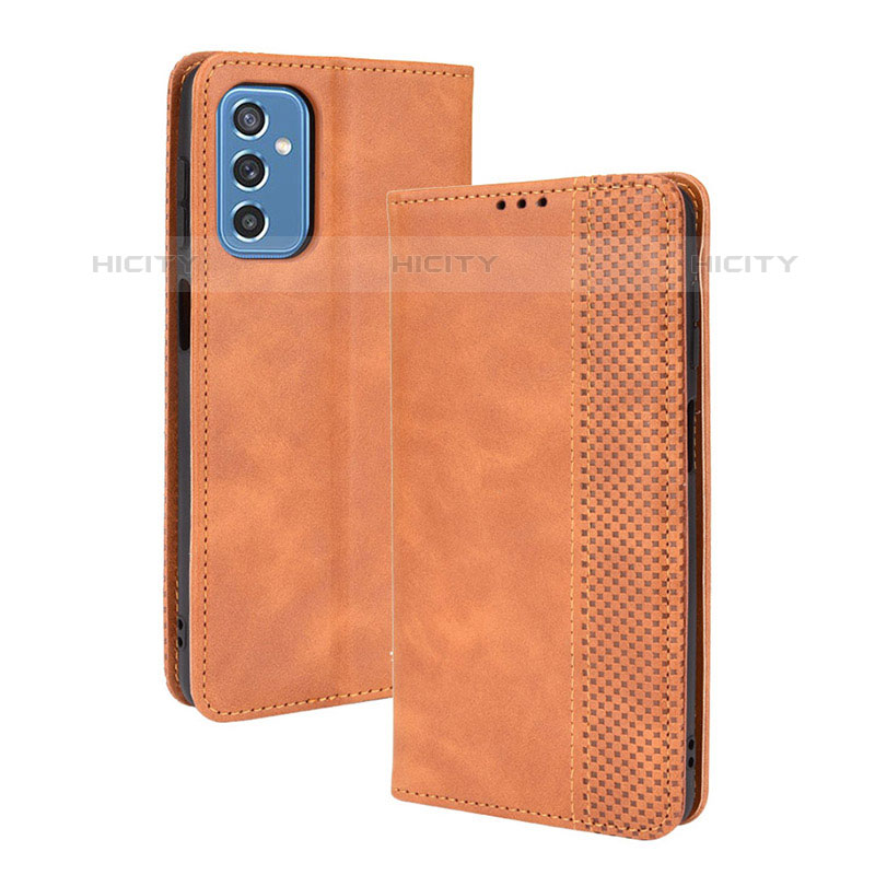 Coque Portefeuille Livre Cuir Etui Clapet BY4 pour Samsung Galaxy M52 5G Plus