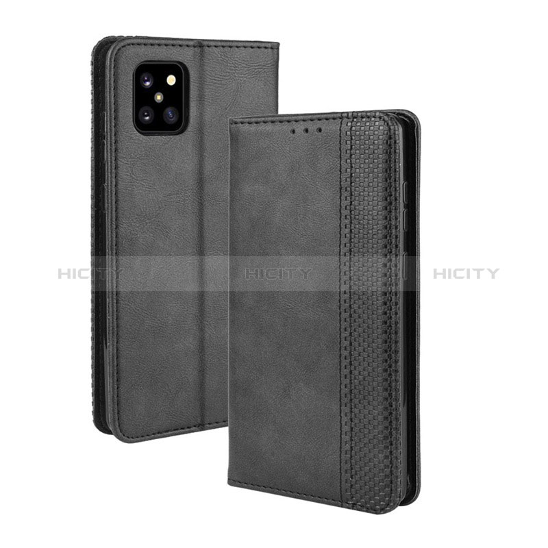 Coque Portefeuille Livre Cuir Etui Clapet BY4 pour Samsung Galaxy Note 10 Lite Noir Plus