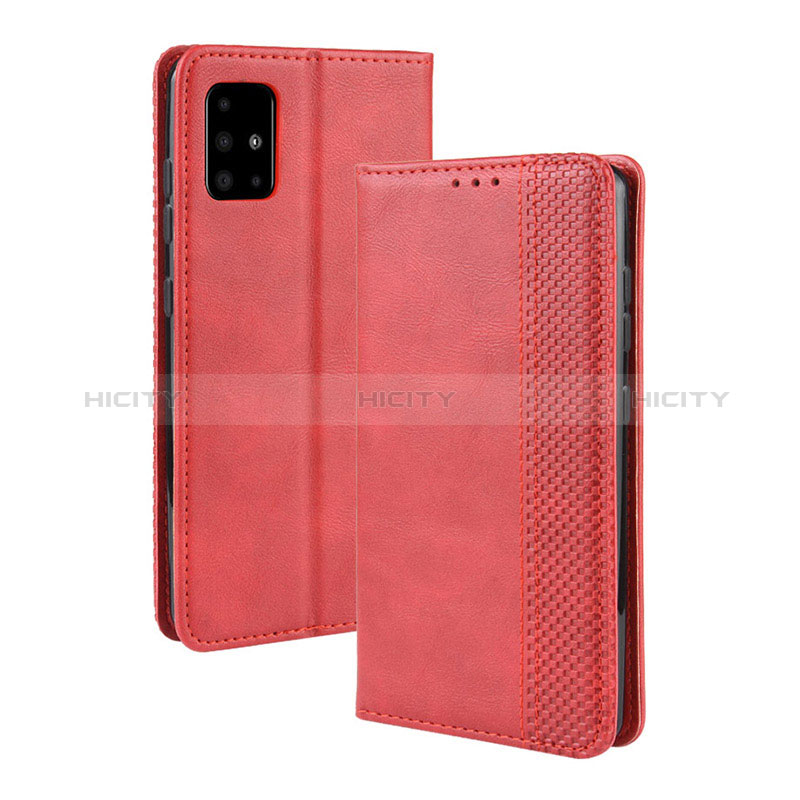 Coque Portefeuille Livre Cuir Etui Clapet BY4 pour Samsung Galaxy S20 Plus 5G Rouge Plus