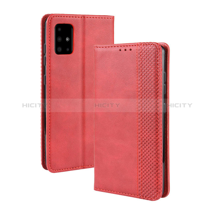 Coque Portefeuille Livre Cuir Etui Clapet BY4 pour Samsung Galaxy S20 Ultra 5G Rouge Plus