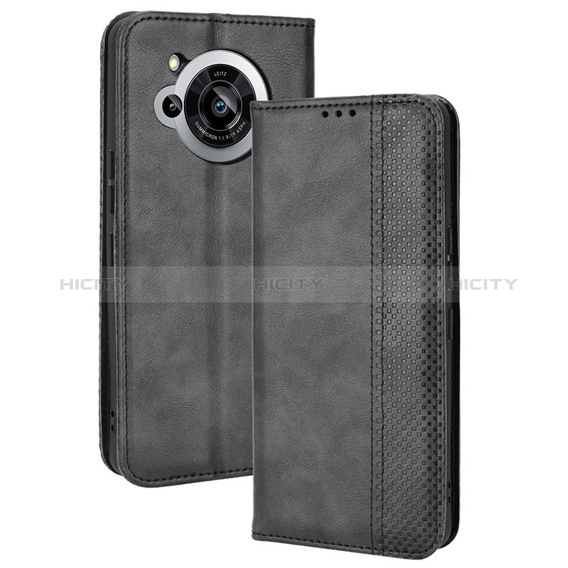 Coque Portefeuille Livre Cuir Etui Clapet BY4 pour Sharp Aquos R7 Plus