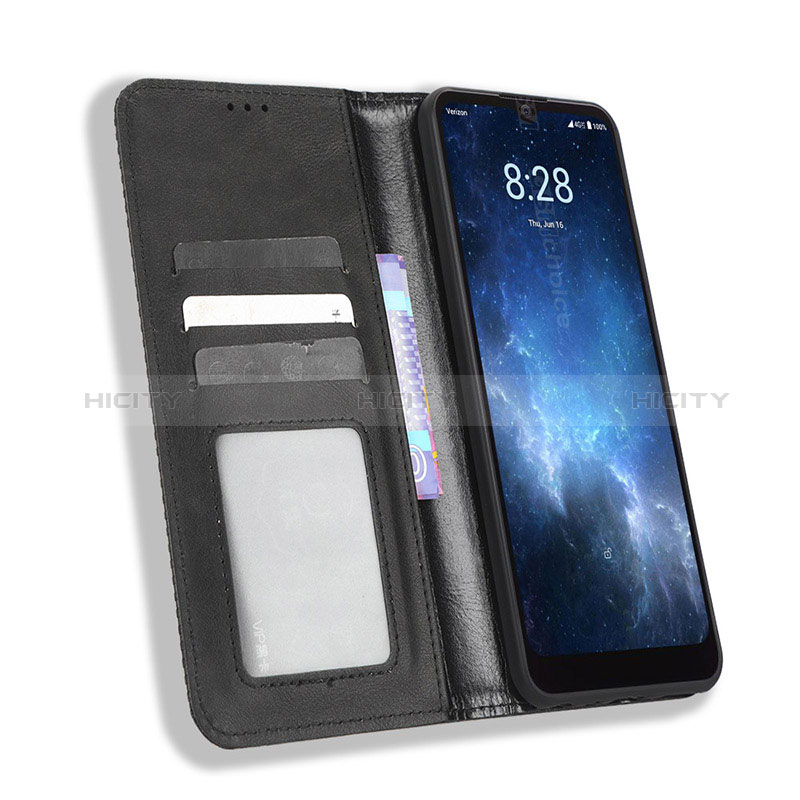 Coque Portefeuille Livre Cuir Etui Clapet BY4 pour Sharp Rouvo V Plus