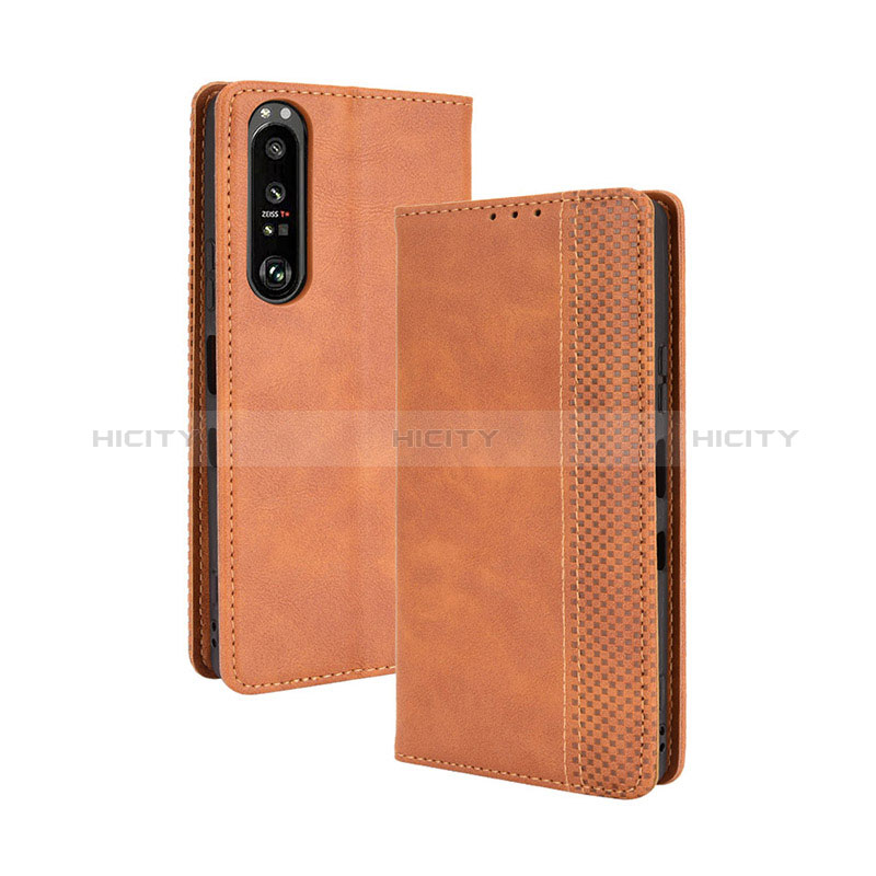 Coque Portefeuille Livre Cuir Etui Clapet BY4 pour Sony Xperia 1 III Plus