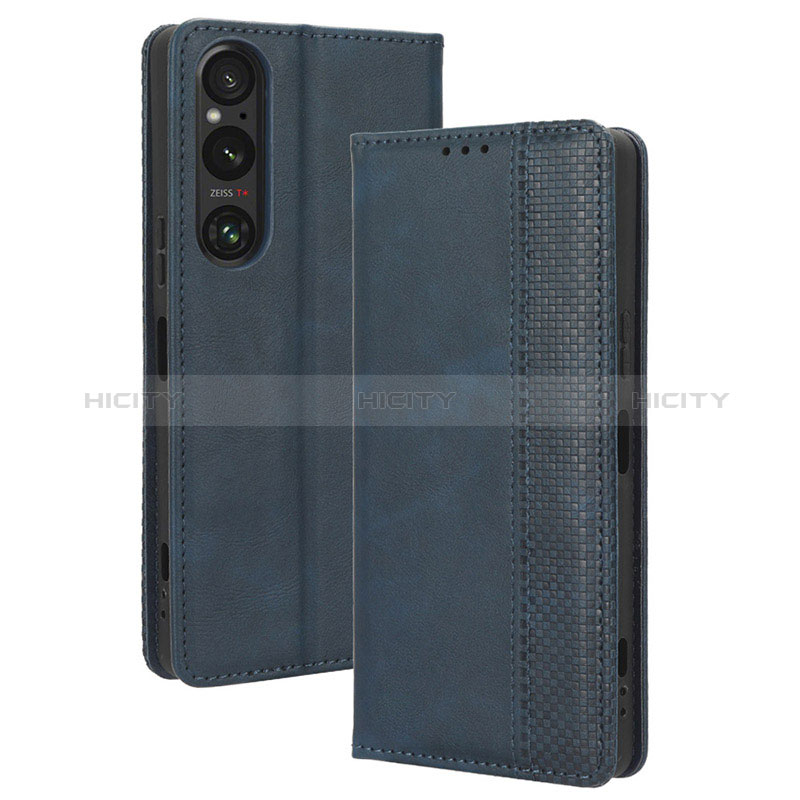 Coque Portefeuille Livre Cuir Etui Clapet BY4 pour Sony Xperia 1 V Plus