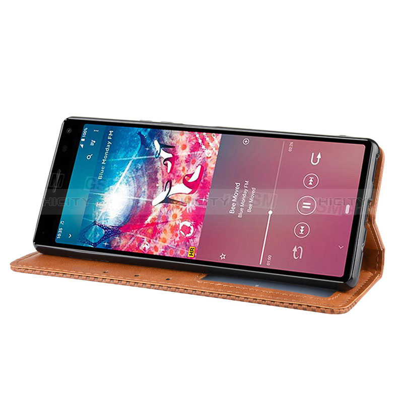 Coque Portefeuille Livre Cuir Etui Clapet BY4 pour Sony Xperia 8 Plus