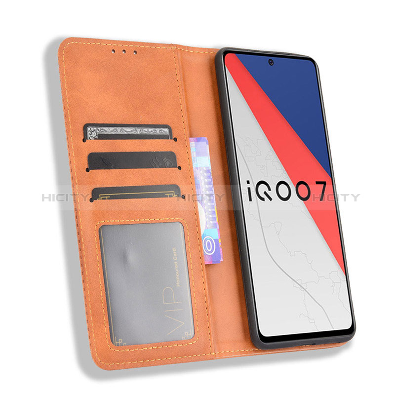 Coque Portefeuille Livre Cuir Etui Clapet BY4 pour Vivo iQOO 7 5G Plus