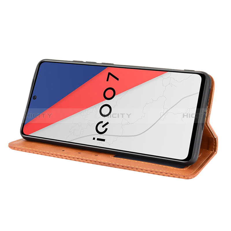 Coque Portefeuille Livre Cuir Etui Clapet BY4 pour Vivo iQOO 7 5G Plus