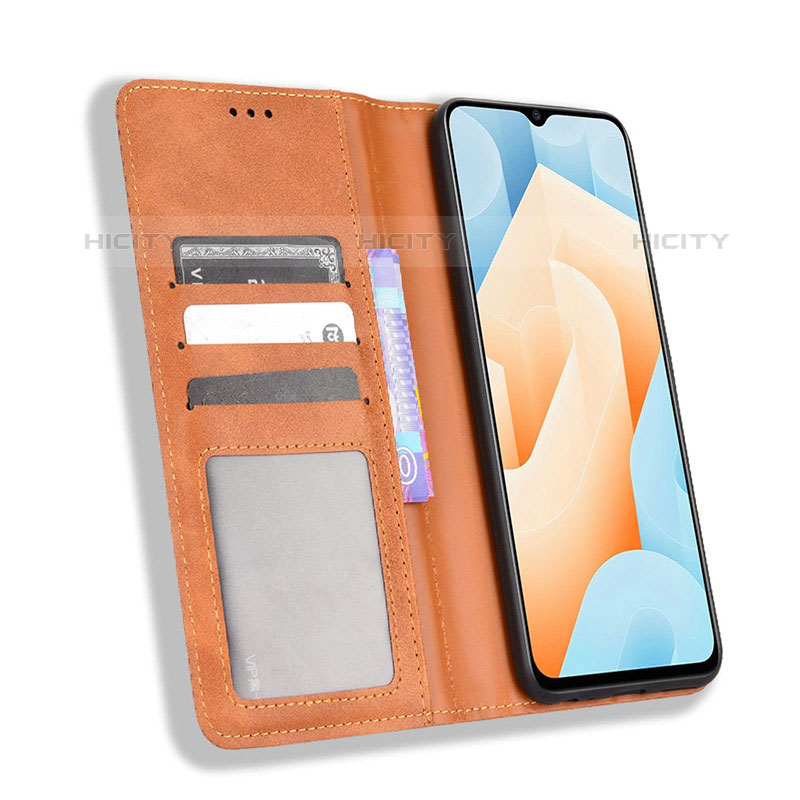 Coque Portefeuille Livre Cuir Etui Clapet BY4 pour Vivo iQOO U5 5G Plus