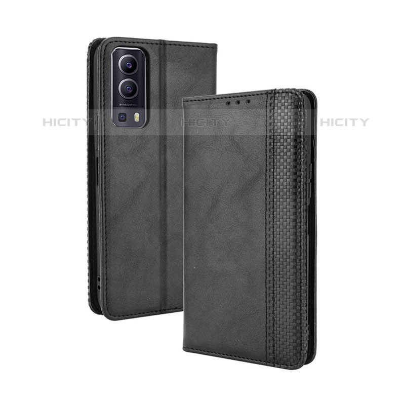 Coque Portefeuille Livre Cuir Etui Clapet BY4 pour Vivo iQOO Z3 5G Noir Plus