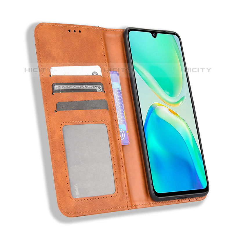 Coque Portefeuille Livre Cuir Etui Clapet BY4 pour Vivo T1 Pro 5G Plus