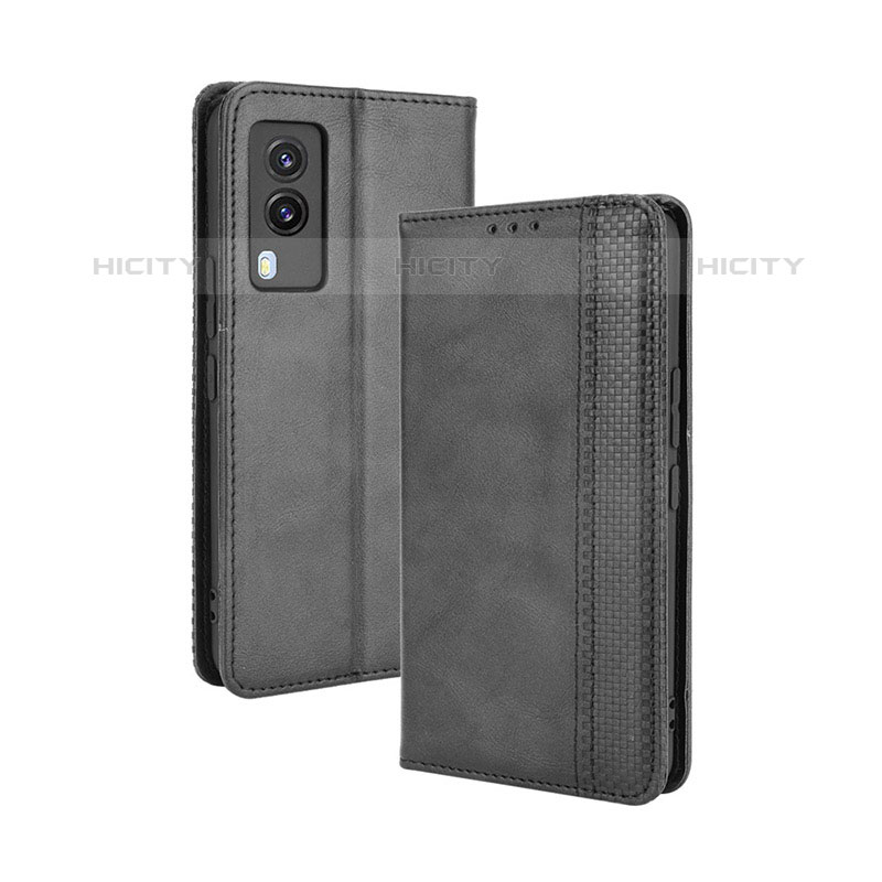 Coque Portefeuille Livre Cuir Etui Clapet BY4 pour Vivo V21e 5G Plus