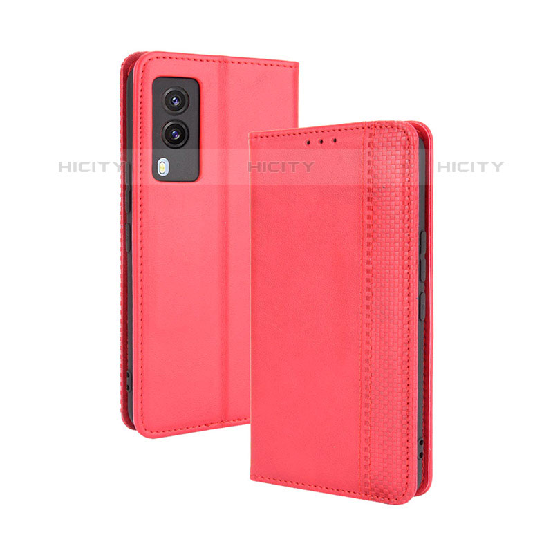 Coque Portefeuille Livre Cuir Etui Clapet BY4 pour Vivo V21e 5G Plus