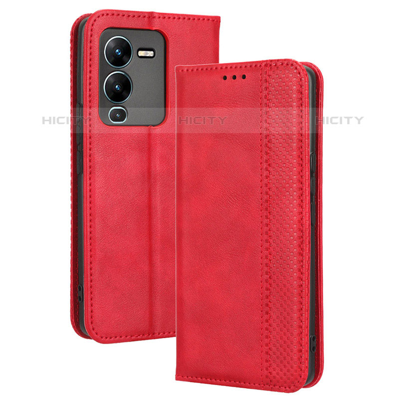 Coque Portefeuille Livre Cuir Etui Clapet BY4 pour Vivo V25 Pro 5G Plus