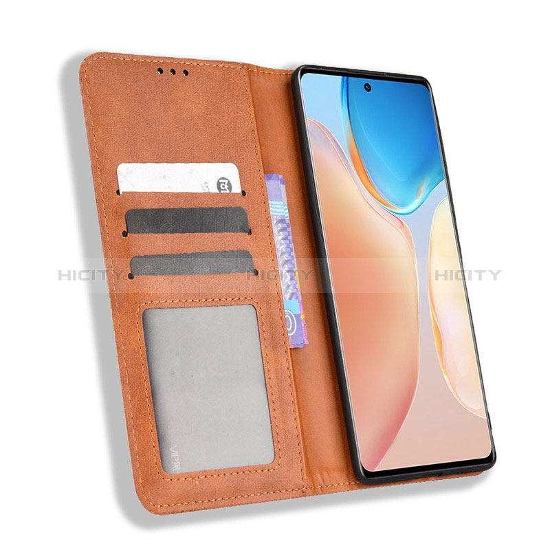 Coque Portefeuille Livre Cuir Etui Clapet BY4 pour Vivo X70 Pro+ Plus 5G Plus