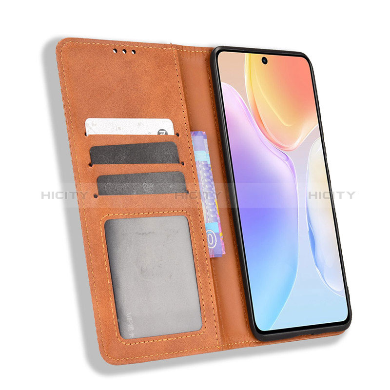 Coque Portefeuille Livre Cuir Etui Clapet BY4 pour Vivo X70t Plus