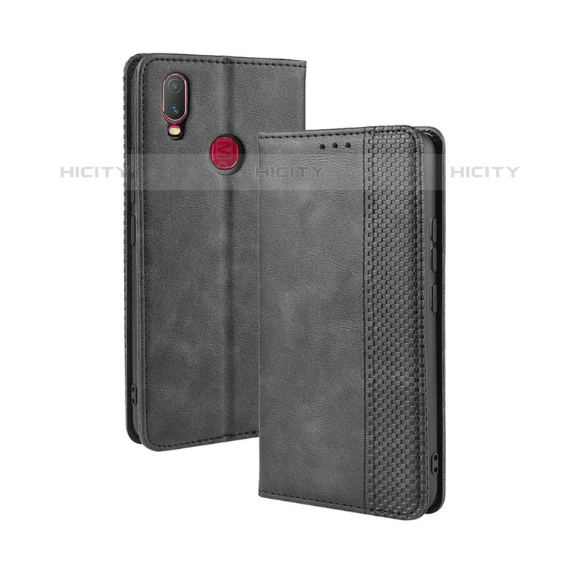 Coque Portefeuille Livre Cuir Etui Clapet BY4 pour Vivo Y11 Plus