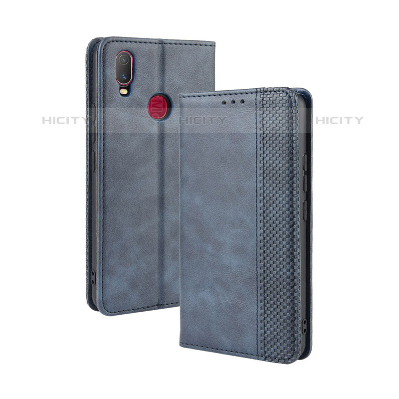 Coque Portefeuille Livre Cuir Etui Clapet BY4 pour Vivo Y11 Plus