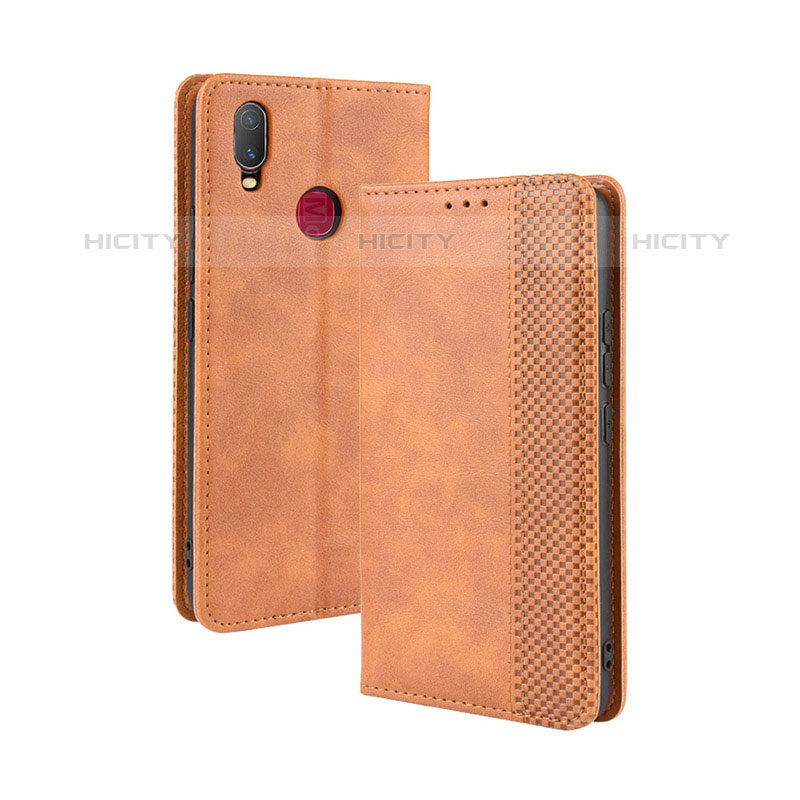 Coque Portefeuille Livre Cuir Etui Clapet BY4 pour Vivo Y11 Plus