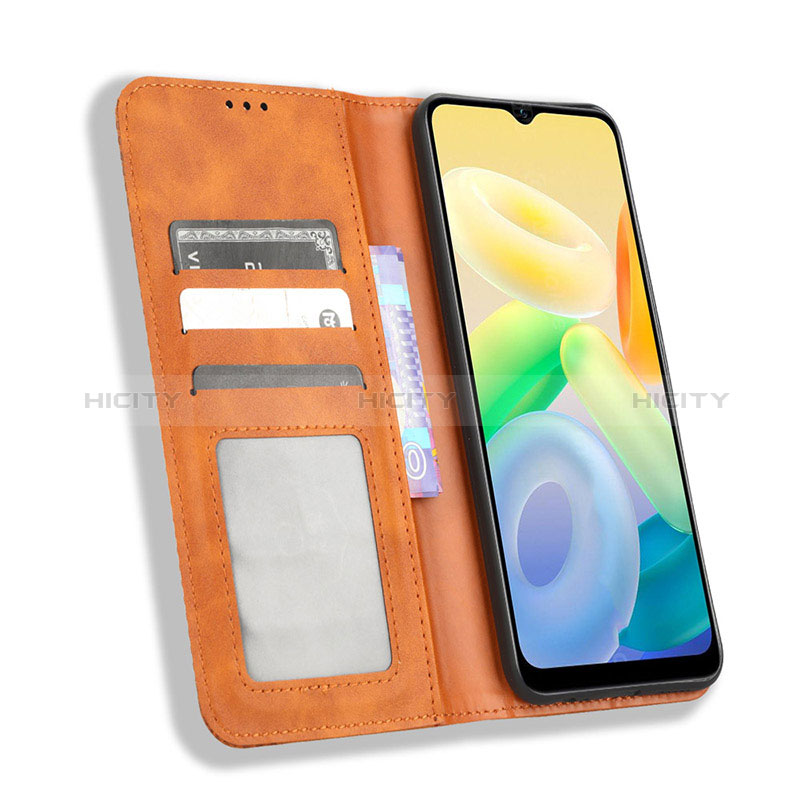 Coque Portefeuille Livre Cuir Etui Clapet BY4 pour Vivo Y16 Plus