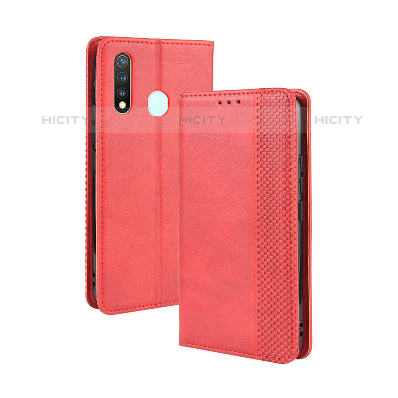 Coque Portefeuille Livre Cuir Etui Clapet BY4 pour Vivo Y19 Plus