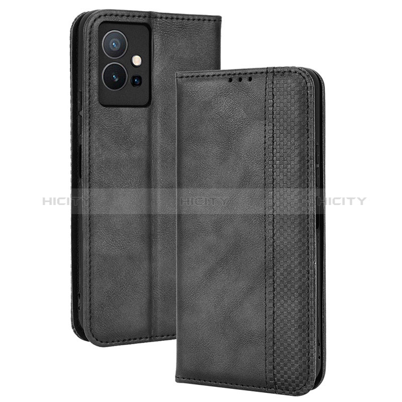 Coque Portefeuille Livre Cuir Etui Clapet BY4 pour Vivo Y30 5G Plus