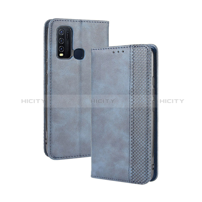 Coque Portefeuille Livre Cuir Etui Clapet BY4 pour Vivo Y50 Plus