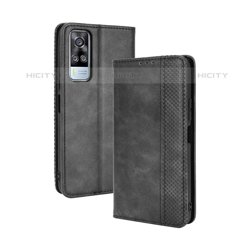 Coque Portefeuille Livre Cuir Etui Clapet BY4 pour Vivo Y51A Plus