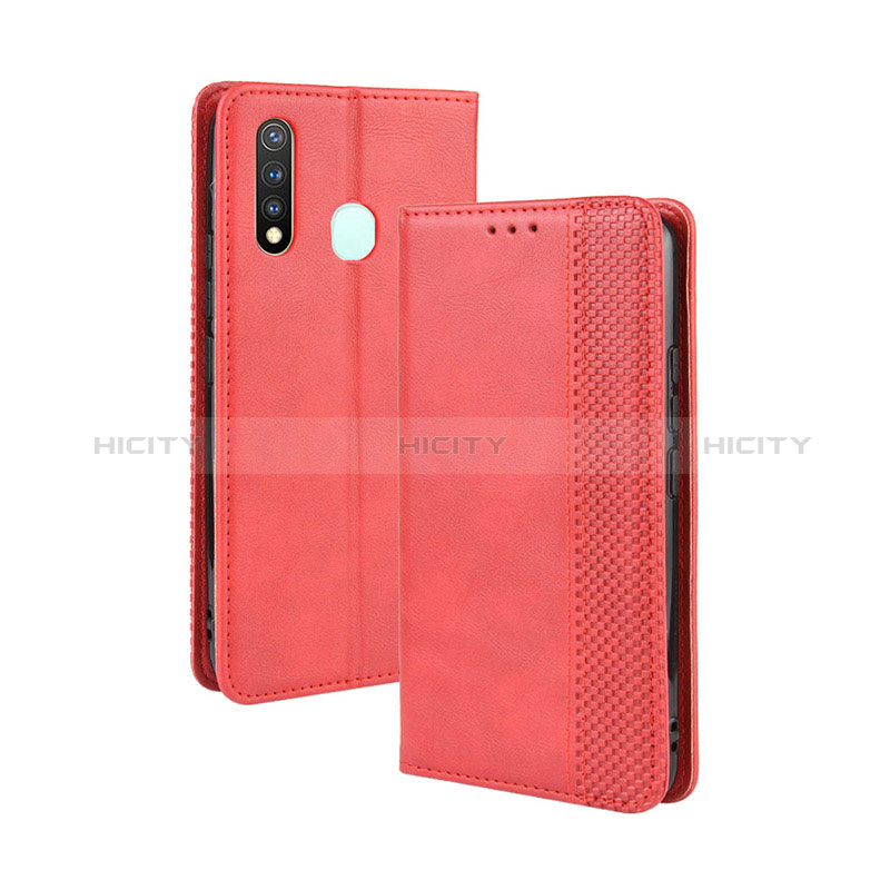 Coque Portefeuille Livre Cuir Etui Clapet BY4 pour Vivo Y5s Plus