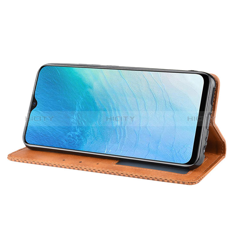 Coque Portefeuille Livre Cuir Etui Clapet BY4 pour Vivo Y5s Plus