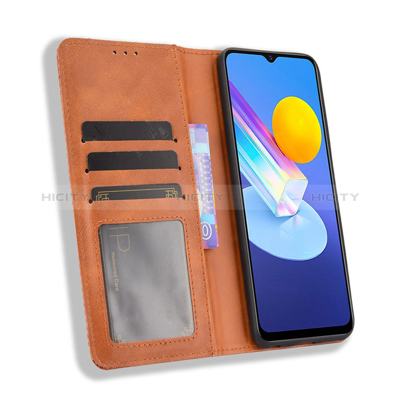 Coque Portefeuille Livre Cuir Etui Clapet BY4 pour Vivo Y72 5G Plus