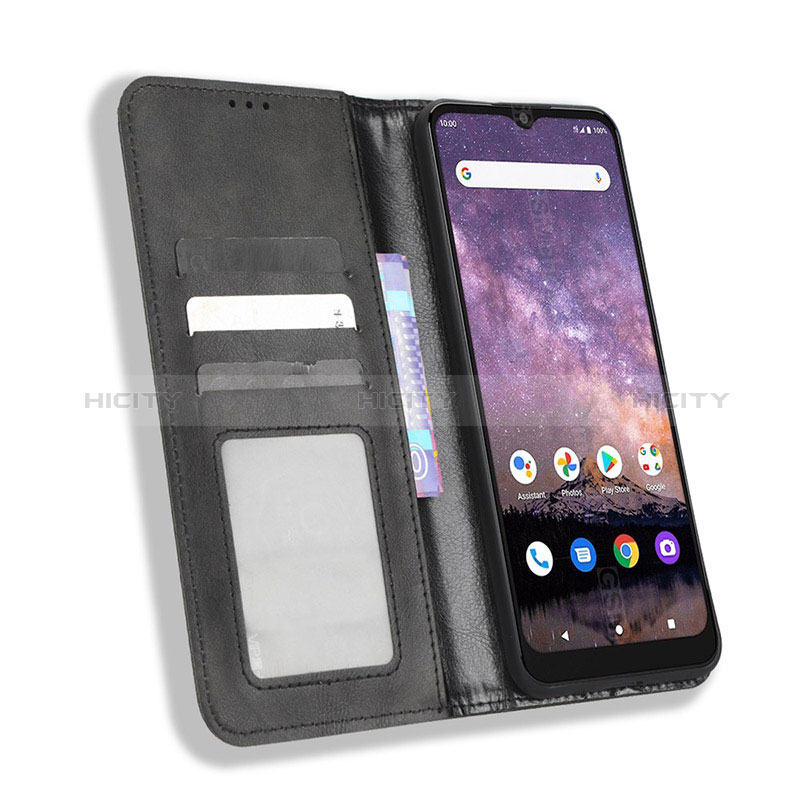 Coque Portefeuille Livre Cuir Etui Clapet BY4 pour Wiko Voix Plus