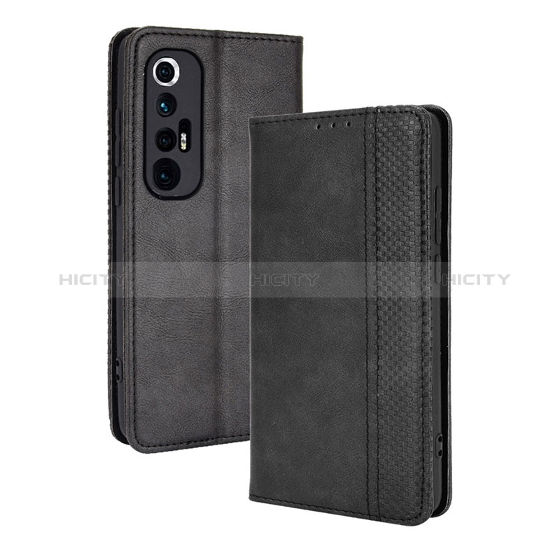 Coque Portefeuille Livre Cuir Etui Clapet BY4 pour Xiaomi Mi 10S 5G Noir Plus