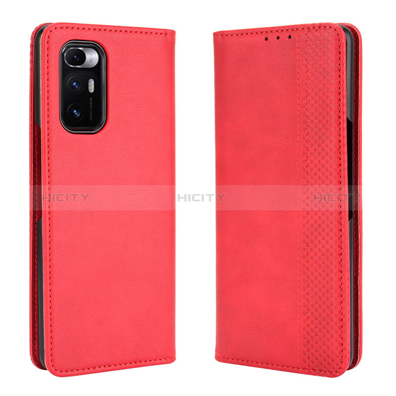 Coque Portefeuille Livre Cuir Etui Clapet BY4 pour Xiaomi Mix Fold 5G Rouge Plus